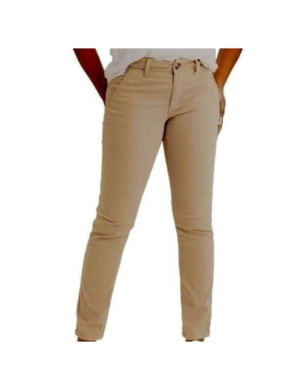 American Apparel Khaki Skinny Jeans